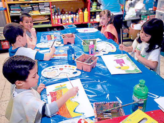 La pintura en una iniciativa de amor