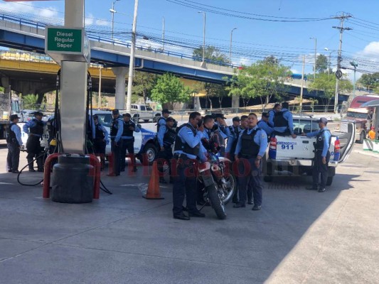 FOTOS: Así fue la salida de Motagua a Comayagua, con resguardo policial