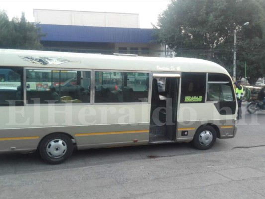 Matan a un hombre dentro de bus rapidito en Comayagüela