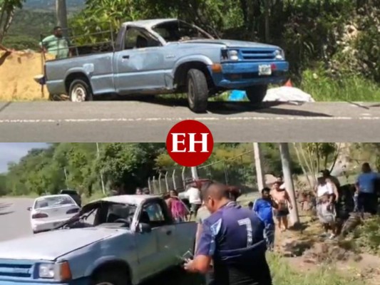 Seis heridos deja accidente en kilómetro 13 de carretera a Olancho  