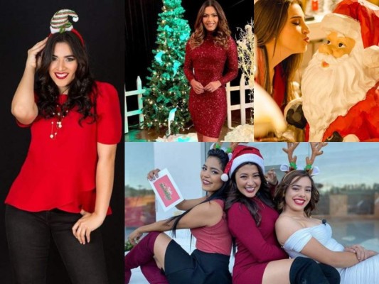 Así le dieron la bienvenida a la Navidad estas bellas y famosas hondureñas