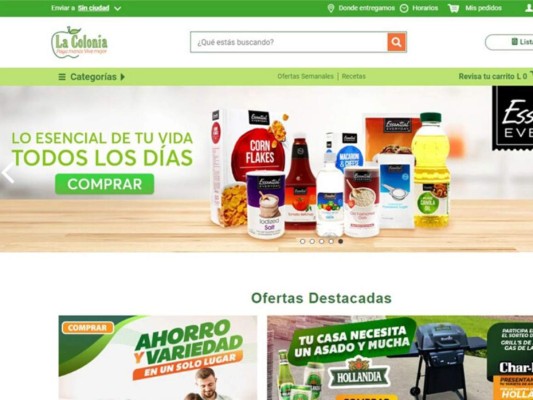 La Colonia lídera el e-commerce de supermercados en Honduras&nbsp;&nbsp;