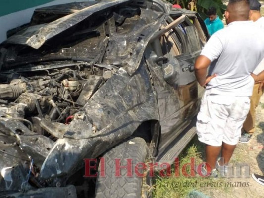 Choloma: Fotos del accidente que dejó una joven muerta y tres heridos