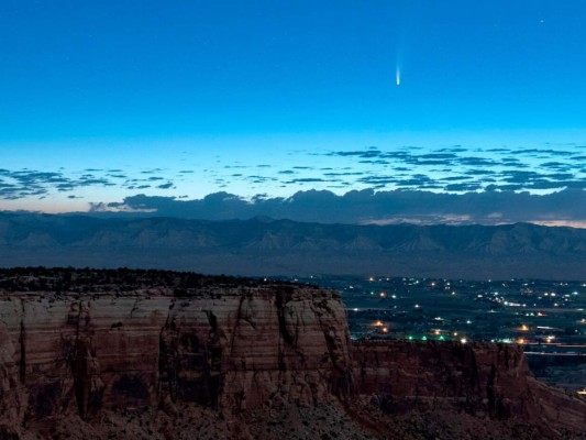 Cometa brinda gran espectáculo al pasar cerca de la Tierra&nbsp;&nbsp;