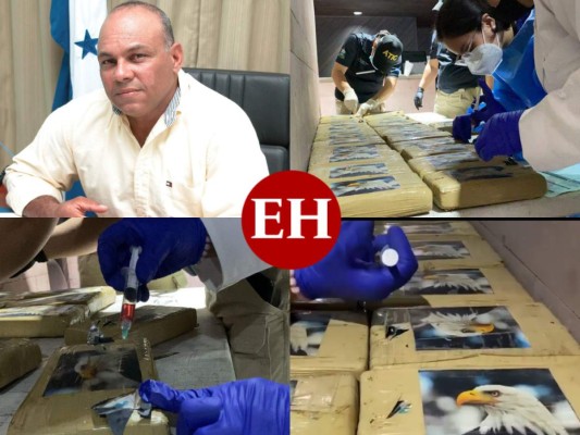 ¿Qué significa la imagen de un águila en la presunta droga hallada al alcalde de Roatán?