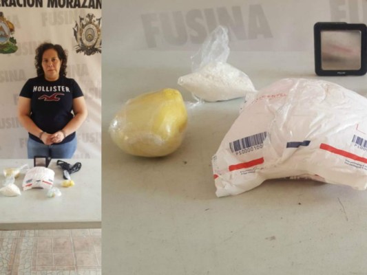 En refrigeradora le encuentra dos kilos de cocaína a una mujer en Danlí