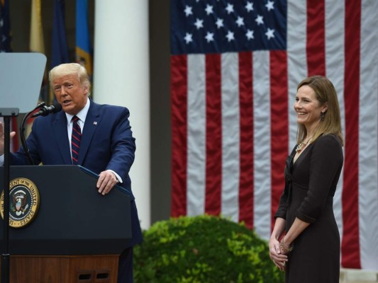 Amy Coney Barrett, la jueza conservadora y católica nominada por Trump
