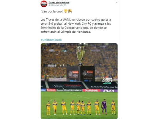 ¿Qué dice la prensa internacional del partido entre Olimpia y Tigres? (FOTOS)