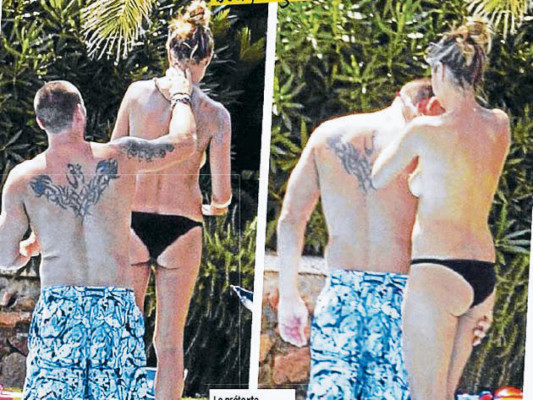 Fotos de Heidi Klum en topless con su guardaespaldas