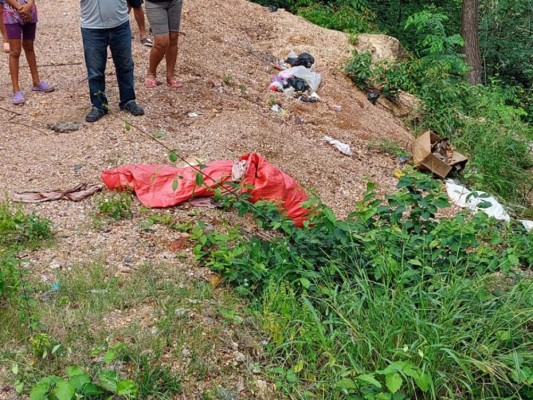 Hallan cadáver encostalado en El Corpus, Choluteca