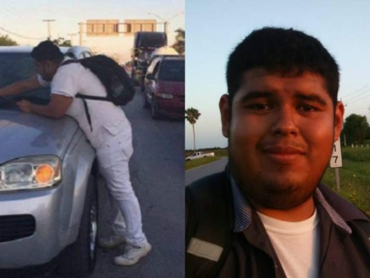 Joven mexicano limpia parabrisas para pagar sus estudios de medicina