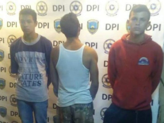 Banda de Los Vellacos es capturada por la Policía Nacional en El Paraíso