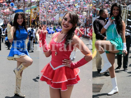 Honduras: Las palillonas más bellas de los desfiles patrios 2016