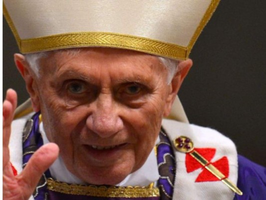 El Papa emérito, Benedicto XVI. FOTO: AFP