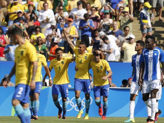 Honduras cayó 0-6 ante Brasil en la semifinal de Rio-2016