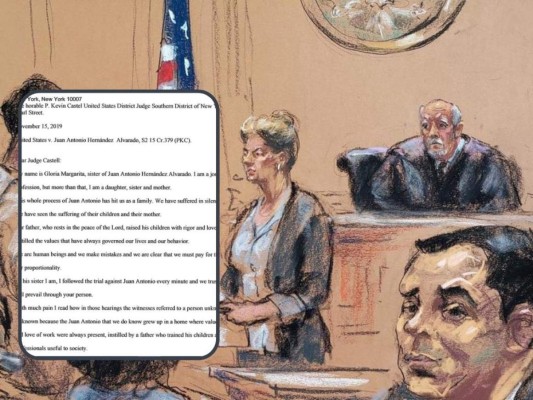 Hermana de Tony Hernández le pide al juez justicia porque su pariente es inocente