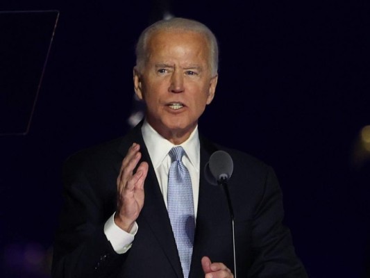 Las primeras imágenes de Joe Biden como presidente electo de EEUU
