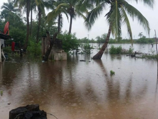 Alerta roja por lluvias en los departamentos de Valle y Choluteca