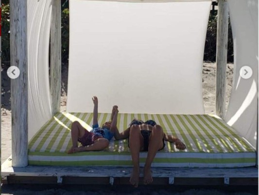 FOTOS: Las vacaciones de Jonathan Rougier y su familia en paradisíacas playas hondureñas
