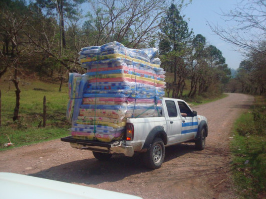 Las imágenes de los granizos que llovieron el martes en el occidente de Honduras