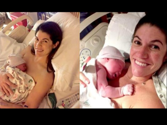 Gemelas idénticas dan a luz el mismo día y a la misma hora