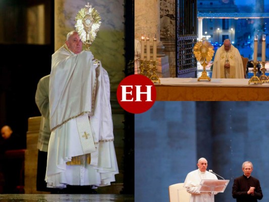 FOTOS: La bendición del Papa al mundo confinado por coronavirus