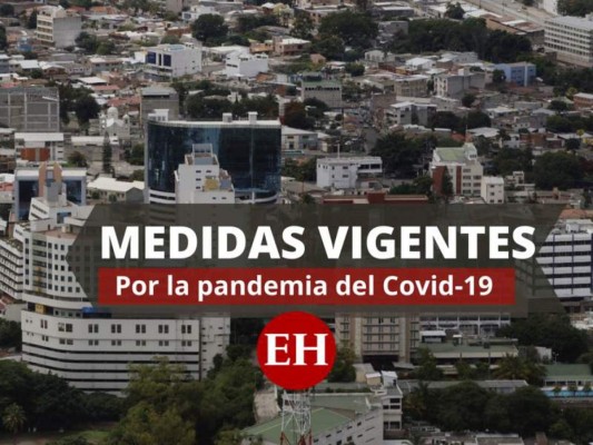 Las medidas vigentes en Honduras desde el 26 de octubre al 1 de noviembre