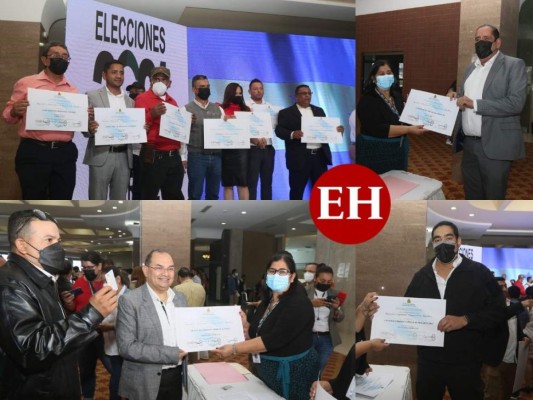 Así se desarrolló la entrega de credenciales en el nivel de diputaciones por el CNE (FOTOS)