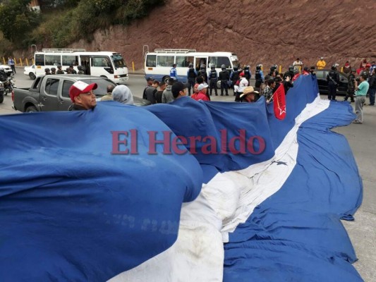 FOTOS: Así fue la toma de calles en diferentes puntos de la capital de Honduras
