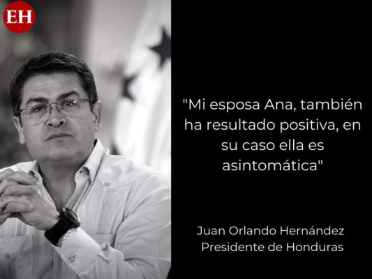'Confío en Dios': las frases de JOH al confirmar que tiene covid-19