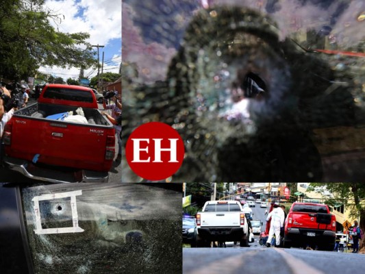 FOTOS: Así quedó la escena del crimen del abogado Melvin Bonilla