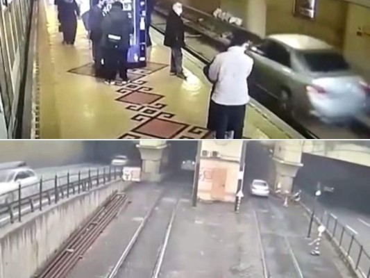 Conductor ingresó por error a estación de tranvía en Estambul&nbsp;&nbsp;