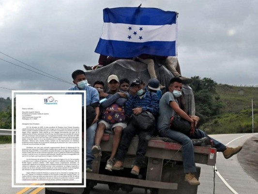 Migrantes hondureños piden a Biden aprobar nuevo TPS tras pasos de Eta y Iota