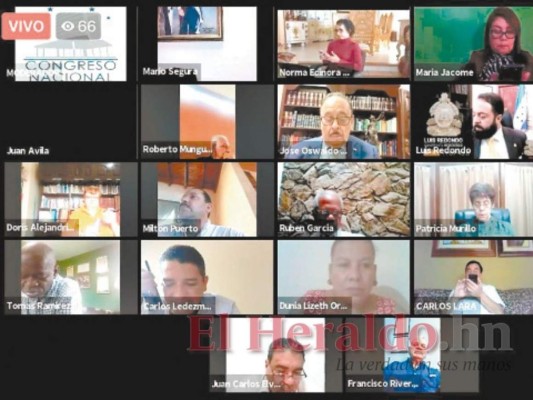 El Congreso Nacional realizará este jueves sexta sesión virtual en cuatro meses