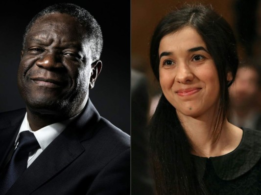 Denis Mukwege y Nadia Murad, premios Nobel de la Paz 2018