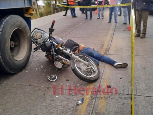 Unos 359 accidentes de tránsito registra 2022 en Honduras; 108 son de motociclistas