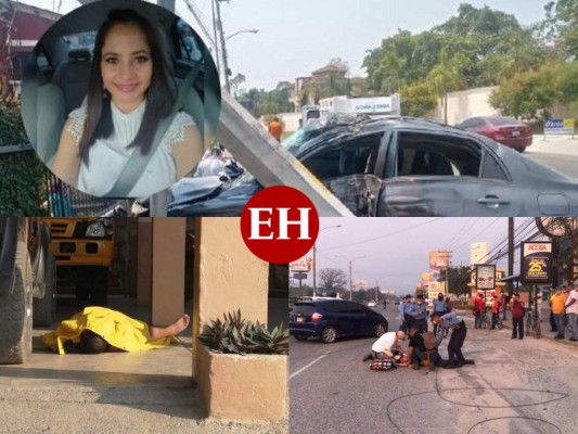 Mortales accidentes, balaceras y hallazgo de cuerpos, entre los sucesos de la semana en Honduras