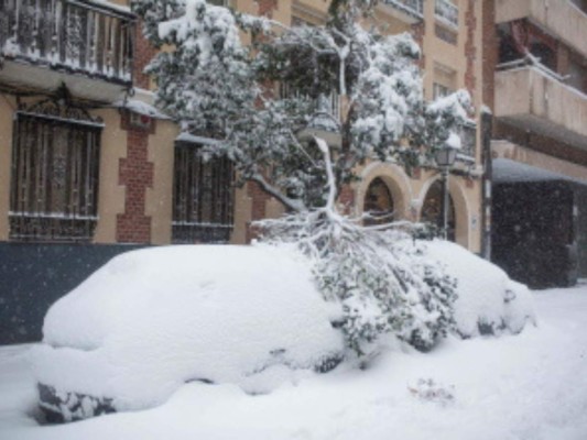 Limpieza en las calles de Madrid tras la nevada Filomena (FOTOS)  