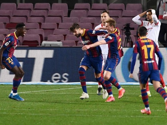 ¡De la frustración a la gloria! Imágenes que dejó la remontada del Barcelona vs Sevilla