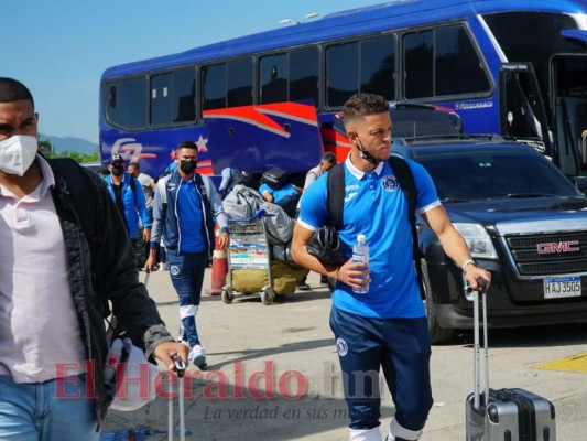 Motagua viajó este lunes a Canadá con la mira puesta en el Forge FC (Fotos)