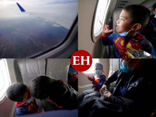 En fotos, la difícil travesía de una madre hondureña y su hijo tras detención en la frontera