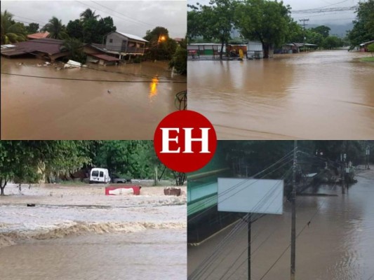Tormenta Tropical Iota inunda nuevamente el Valle de Sula (Fotos)