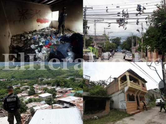 Las colonias de la capital de Honduras invadidas por la pandilla 18