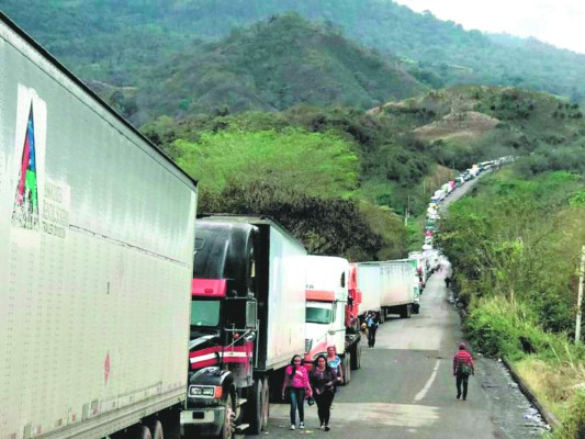 Honduras: Fuertes pérdidas dejó a exportadores paro en la aduana El Poy