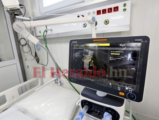 A pocos días de ser entregado, así luce el interior del hospital móvil de Tegucigalpa (FOTOS)