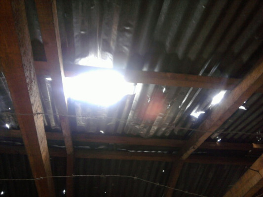 Las imágenes de los granizos que llovieron el martes en el occidente de Honduras