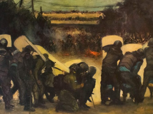 Mary Morales o la pintura que se desangra en los acantilados de la luz