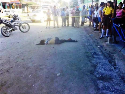 Madre e hija mueren arrolladas en San Pedro Sula