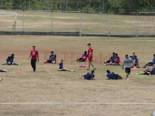 Motagua se entrenó en cancha amateur de Tegucigalpa para adaptarse a la de Tocoa