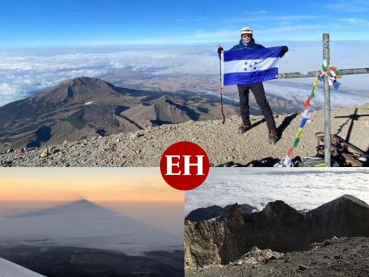 Catracho logra escalar una de las tres cumbres más altas de Latinoamérica